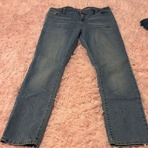 Childrens Place Classic Straight-Leg Blue Jeans